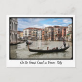 Canal Grande Postkarte (Vorderseite)