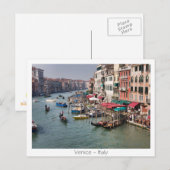 Canal Grande Postkarte (Vorne/Hinten)