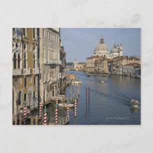 Canal Grande und Kirche Santa Maria della Salute Postkarte