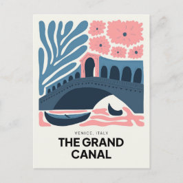 Canal Grande Venedig Italien abstrakte Reise Postkarte