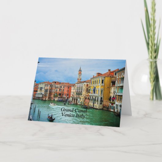 Canal Grande, Venedig, Italien Karte (Vorderseite)