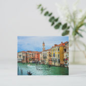 Canal Grande, Venedig, Italien Postkarte (Stehend Vorderseite)