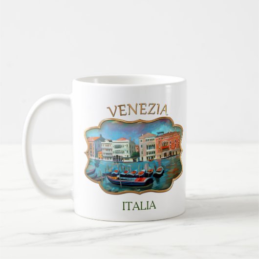 Canal Grande - Venedig, Italien Tasse des Kaffees (Links)