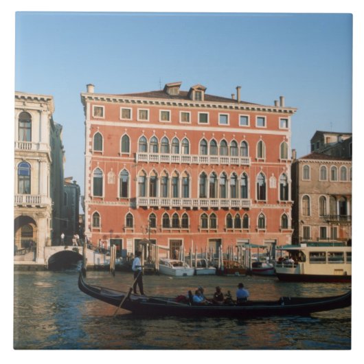Canal Grande, Venedig, Venetien, Italien Fliese (Vorderseite)