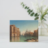 Canal Grande Venedig Vintage Kunst Postkarte (Stehend Vorderseite)