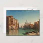 Canal Grande Venedig Vintage Kunst Postkarte (Vorne/Hinten)