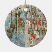 Canal Grande, Venedig von Maurice Prendergast Keramik Ornament (Hinten)