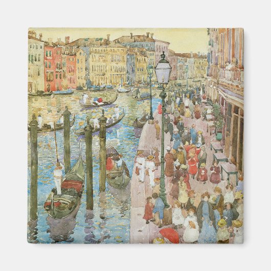 Canal Grande, Venedig von Maurice Prendergast Magnet (Vorne)