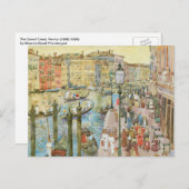 Canal Grande, Venedig von Maurice Prendergast Postkarte (Vorne/Hinten)