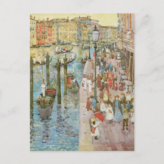 Canal Grande, Venedig von Maurice Prendergast Postkarte (Vorderseite)
