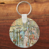 Canal Grande, Venedig von Maurice Prendergast Schlüsselanhänger (Vorderseite)