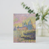 Canal Grande, Venedig von Paul Signac Postkarte (Stehend Vorderseite)