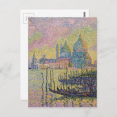 Canal Grande, Venedig von Paul Signac Postkarte (Vorne/Hinten)