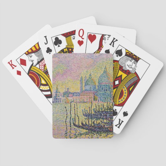 Canal Grande, Venedig von Paul Signac Spielkarten (Rückseite)