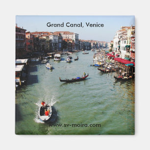 Canal Grande, Venedig von Rialto Brücke Magnet