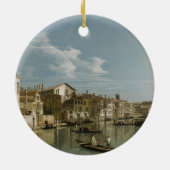 Canal Grande von Palazzo Flangini zu Palazzo Bembo Keramikornament (Hinten)