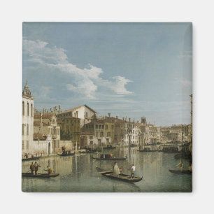 Canal Grande von Palazzo Flangini zu Palazzo Bembo Magnet