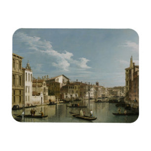 Canal Grande von Palazzo Flangini zu Palazzo Bembo Magnet