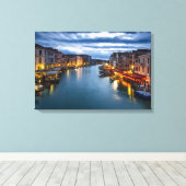 Canal Grande von Venedig Canvas Print Leinwanddruck (Insitu (Holzboden))