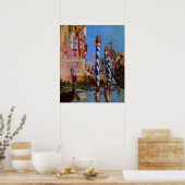 Canal Grande von Venedig von Edouard Manet Poster (Küche)