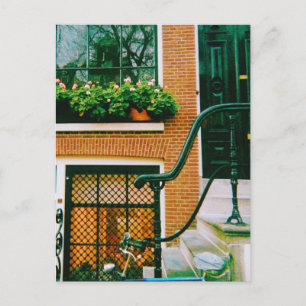 Canal House in Amsterdam Postkarte