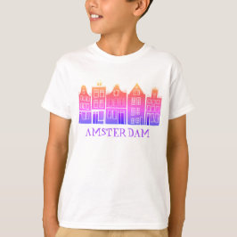Canal House Row Amsterdam Holland T-Shirt
