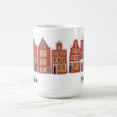 Canal Houses Row Amsterdam Holland Holland Travel Kaffeetasse (Mittel)