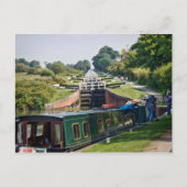 Canal Locks Postkarte (Vorderseite)