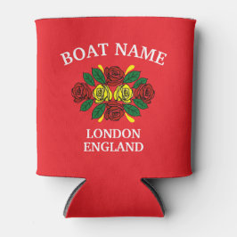 Canal Narrowboat Red Roses Boat Name Dosenkühler