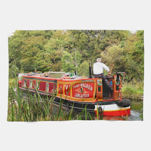 CANAL NARROWBOATS GESCHIRRTUCH (Horizontal)