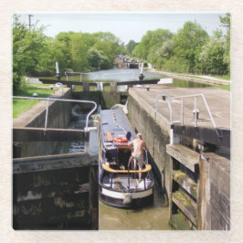 CANAL NARROWBOATS GLASUNTERSETZER