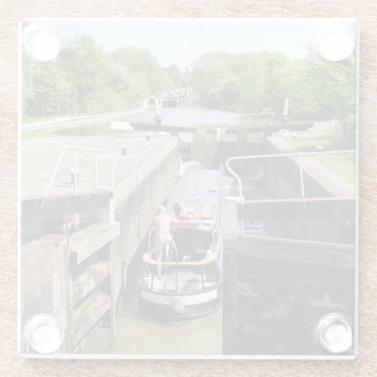 CANAL NARROWBOATS GLASUNTERSETZER (Rückseite)