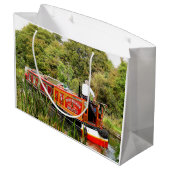 CANAL NARROWBOATS GROßE GESCHENKTÜTE (Rückseite Schrägansicht)