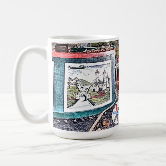 CANAL NARROWBOATS KAFFEETASSE (Links)