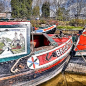 CANAL NARROWBOATS KERAMIK ORNAMENT