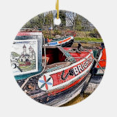 CANAL NARROWBOATS KERAMIK ORNAMENT (Hinten)
