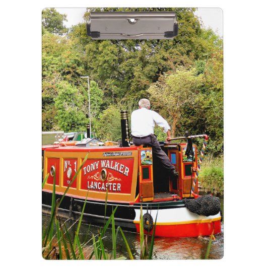CANAL NARROWBOATS KLEMMBRETT (Vorderseite)