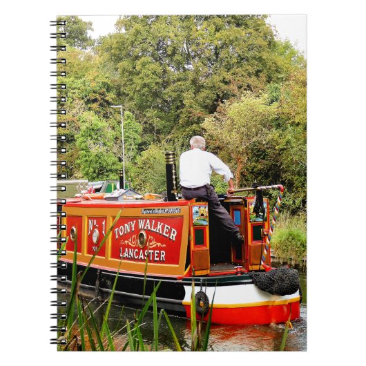 CANAL NARROWBOATS NOTIZBLOCK (Vorderseite)