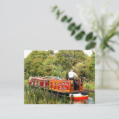 CANAL NARROWBOATS POSTKARTE (Stehend Vorderseite)