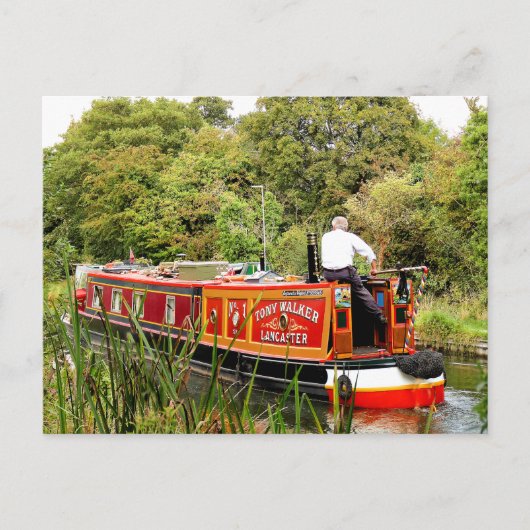 CANAL NARROWBOATS POSTKARTE (Vorderseite)