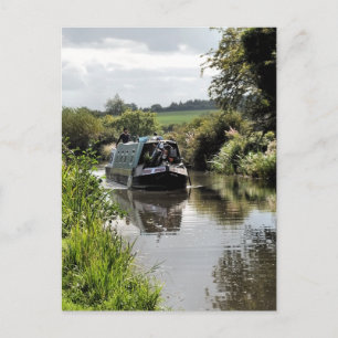 CANAL NARROWBOOT POSTKARTE