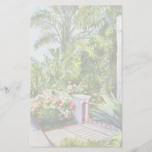 Canal Rose Garden Briefpapier (Vorderseite)