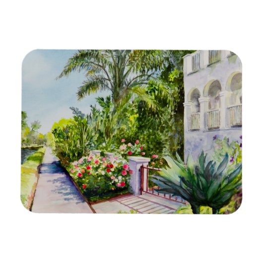 Canal Rose Garden Magnet (Horizontal)
