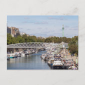 Canal Saint Martin - Paris Postkarte (Vorderseite)