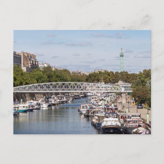 Canal Saint Martin - Paris Postkarte (Vorderseite)
