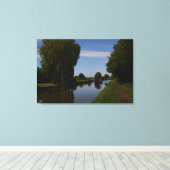 Canal Scene Leinwanddruck (Insitu (Holzboden))