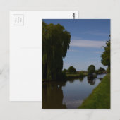 Canal scene postkarte (Vorne/Hinten)