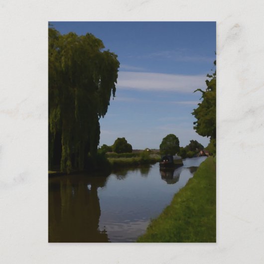 Canal scene postkarte (Vorderseite)