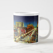 Canal Street at Night, New Orleans, Louisiana Jumbo-Tasse (Rechts)