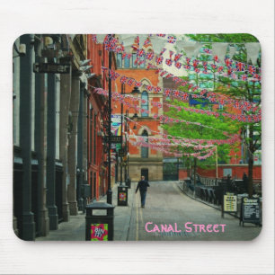 Canal Street, Manchester Mouse Mat Mousepad